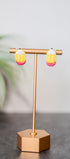 Pencil stud earrings