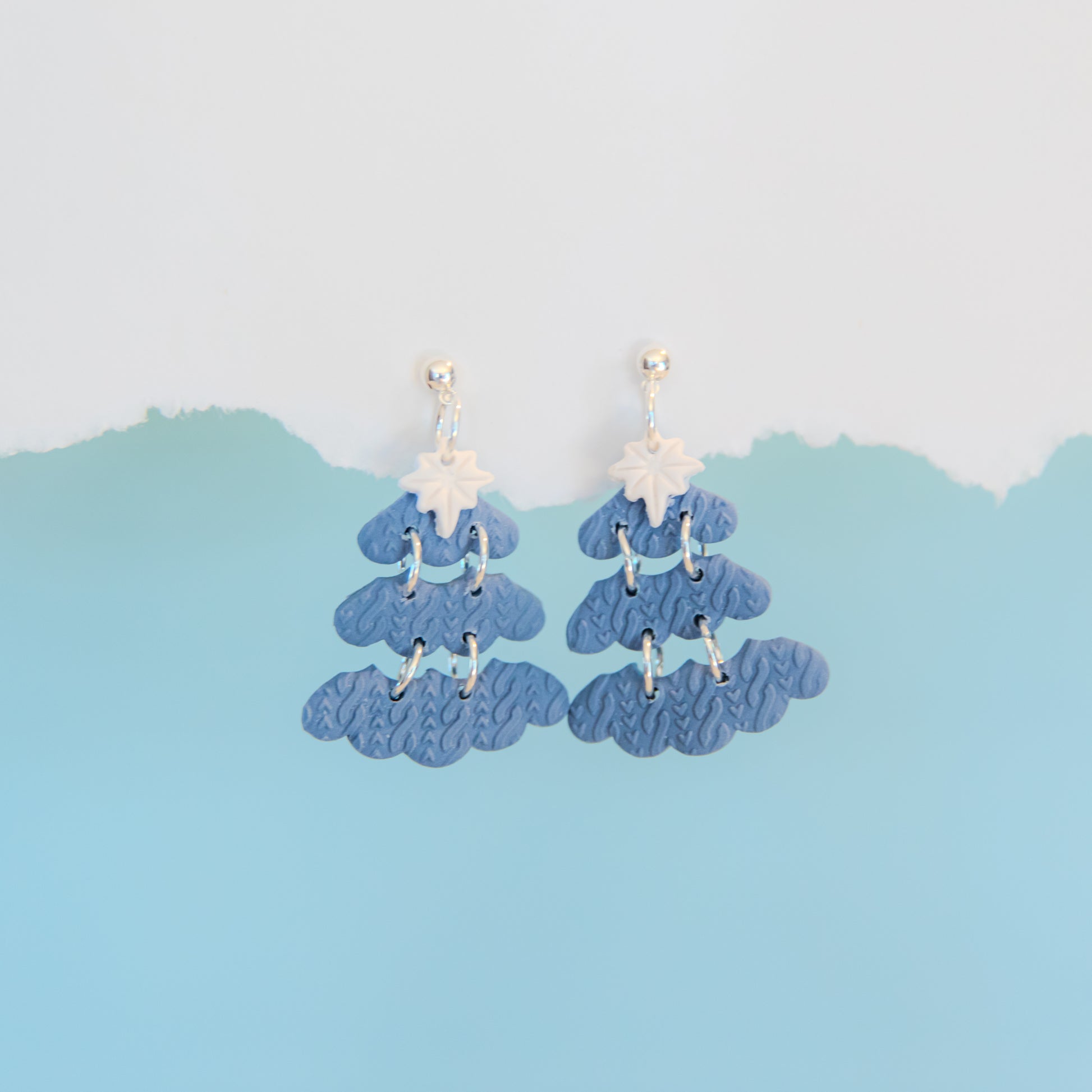 Christmas Tree Drop Earrings