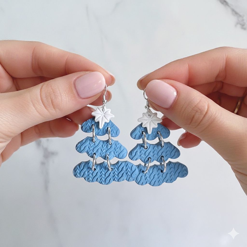 Christmas Tree Drop Earrings