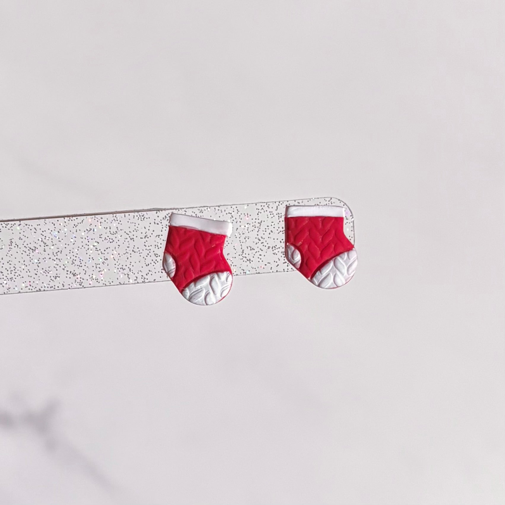 Christmas Stocking Stud Earrings