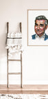 Original watercolor painting of character Johnny Rose