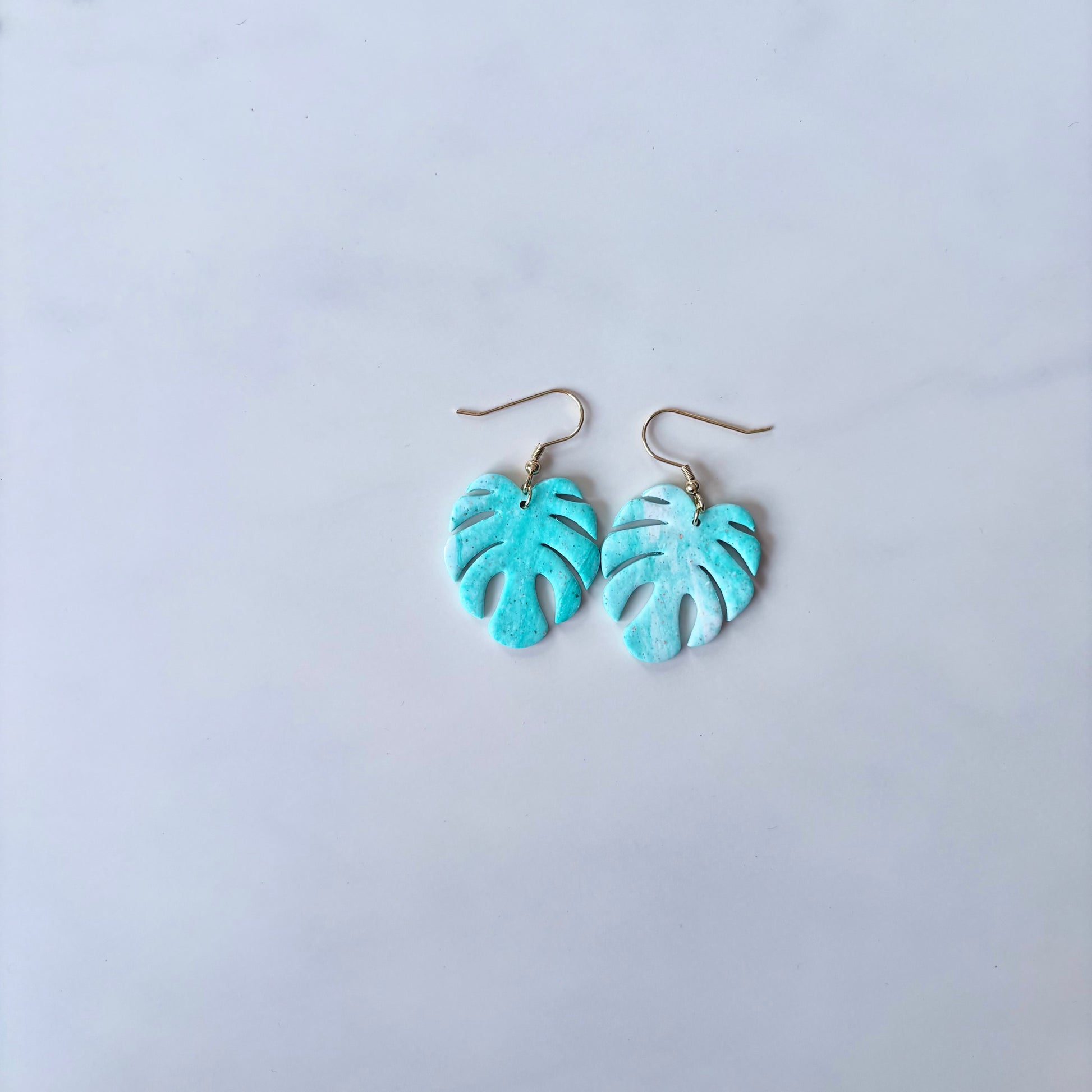Monstera Leaf Earrings
