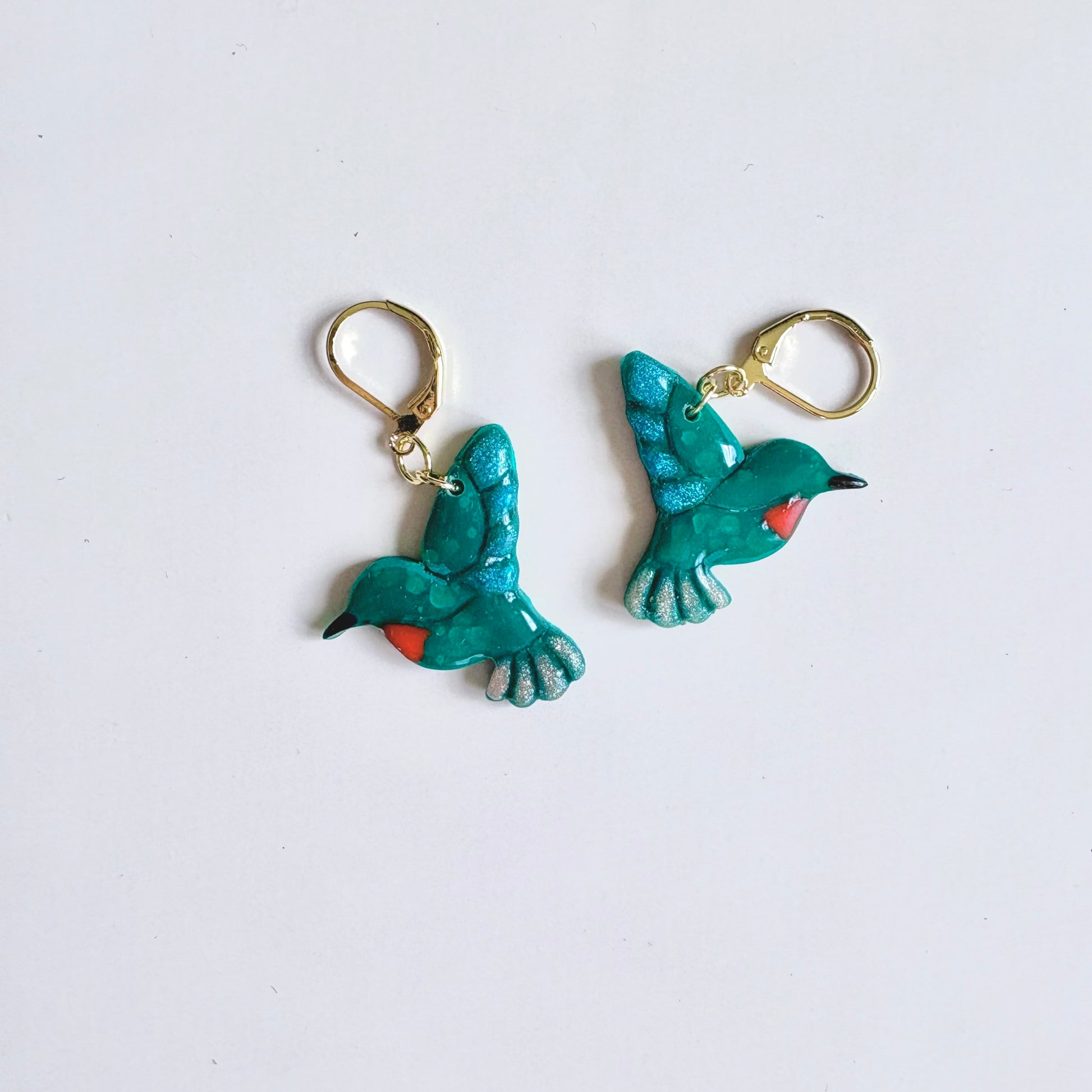Hummingbird Drop Earrings
