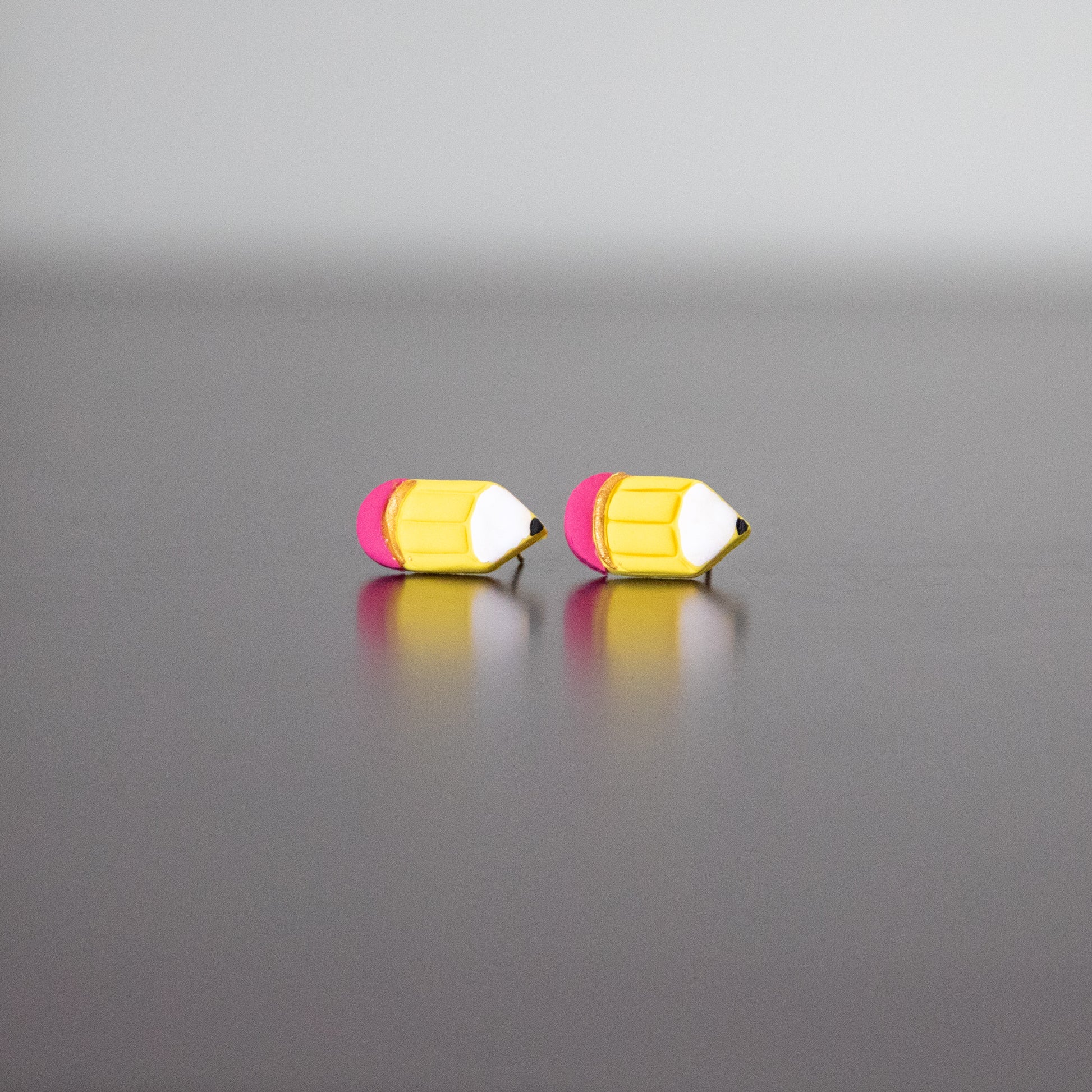 Pencil Earrings - back to school studs