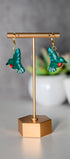 Hummingbird drop earrings
