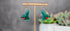 Hummingbird drop earrings
