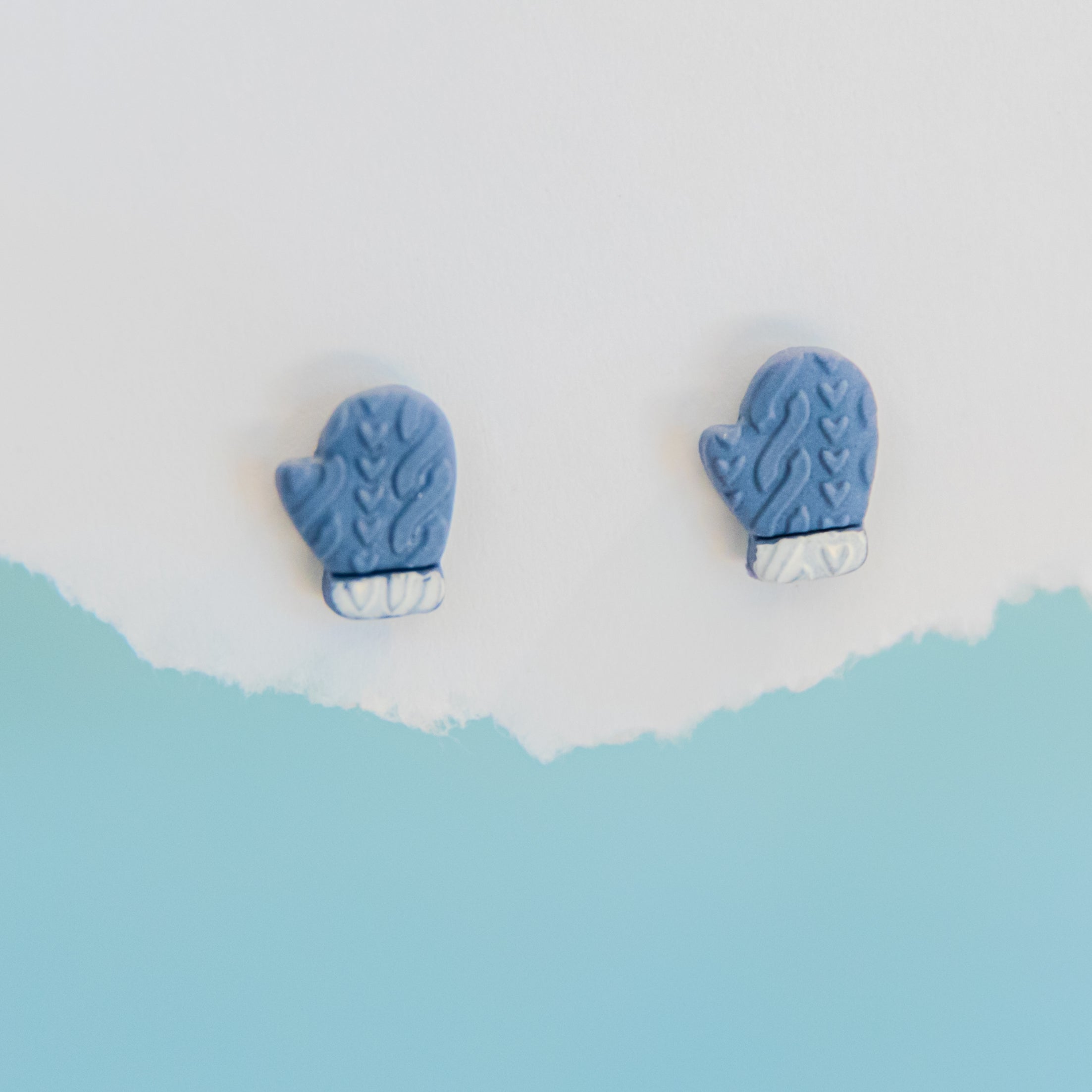 Winter Mittens Stud Earrings