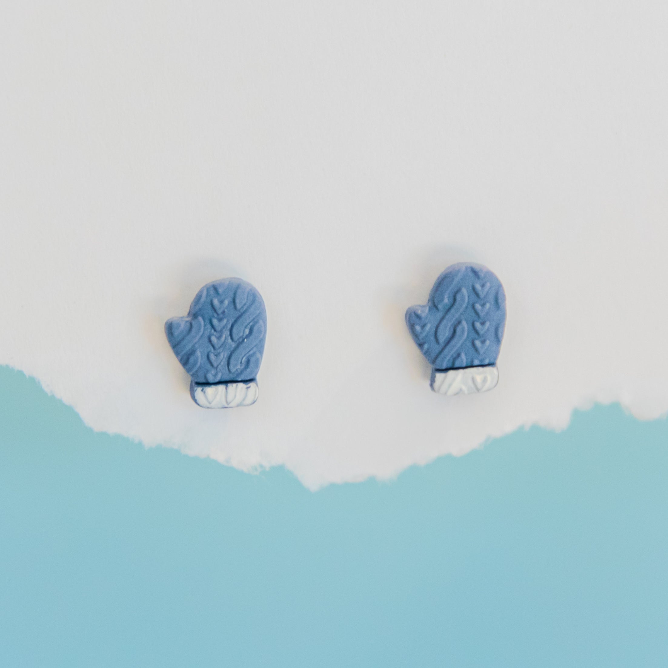 Winter Mittens Stud Earrings