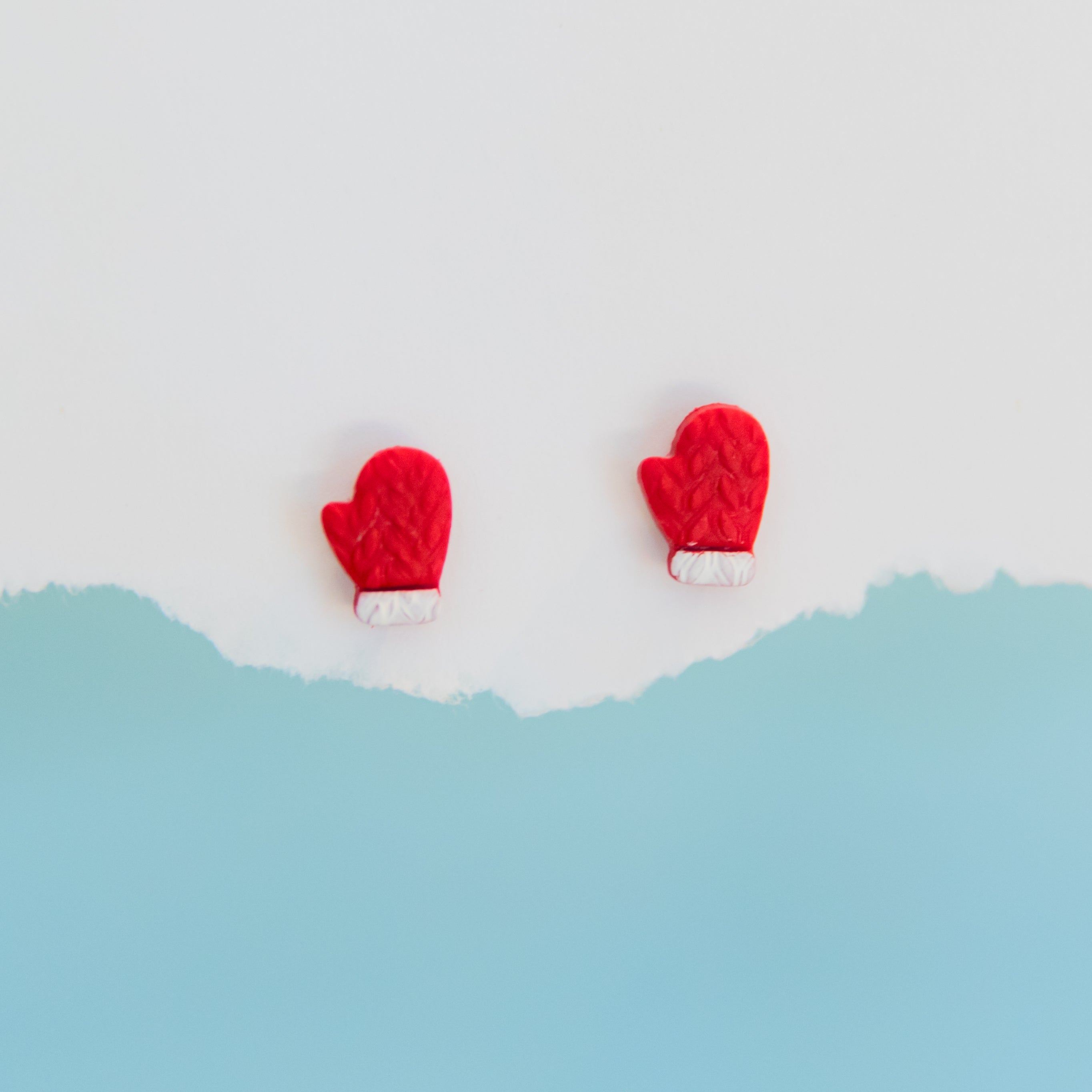 Winter Mittens Stud Earrings