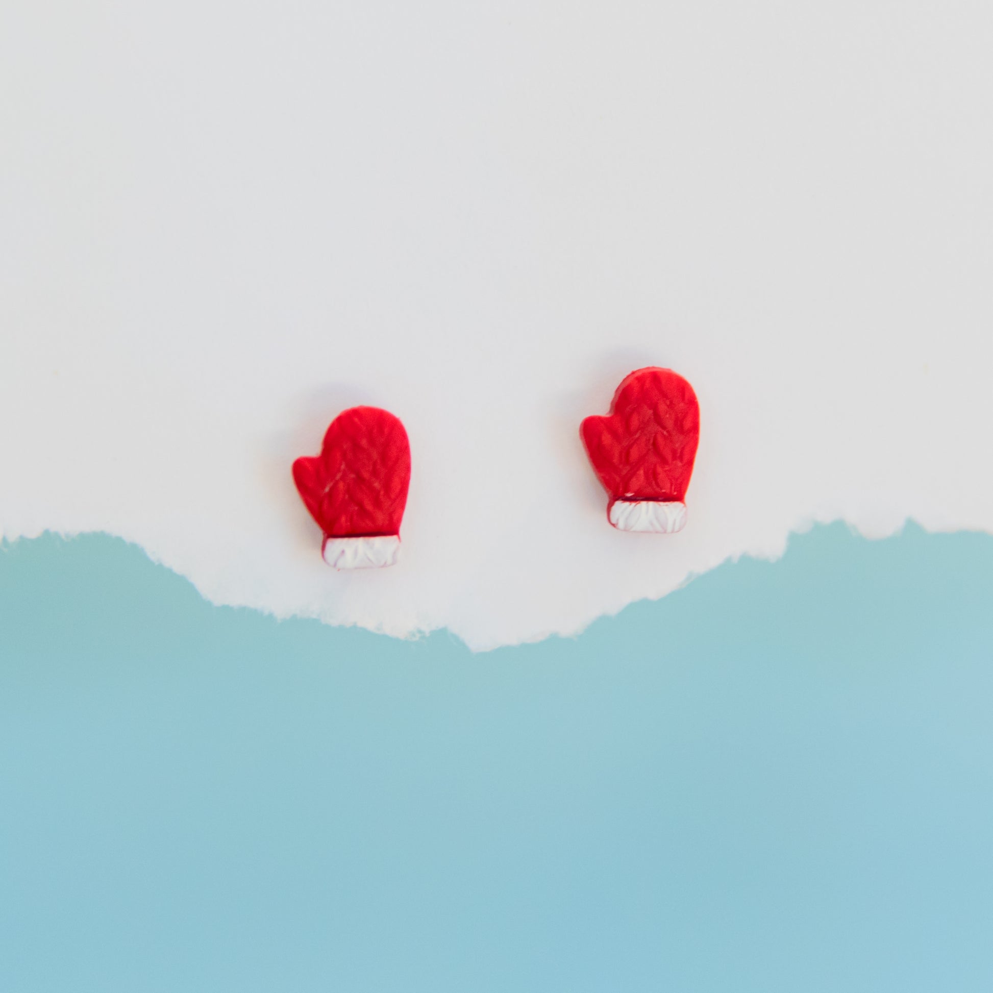 Winter Mittens Stud Earrings