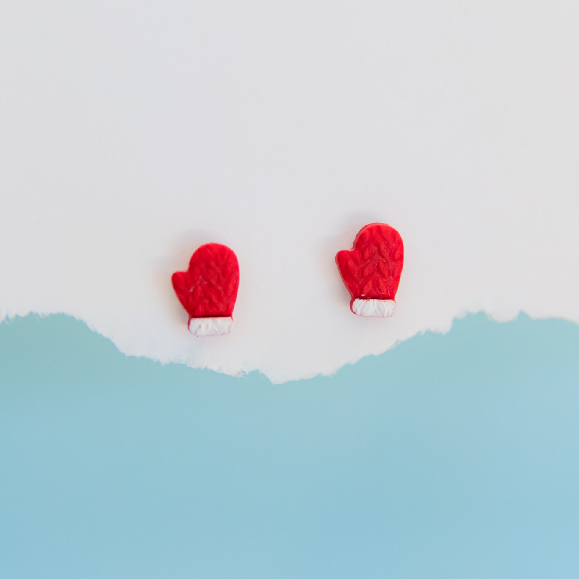 Winter Mittens Stud Earrings