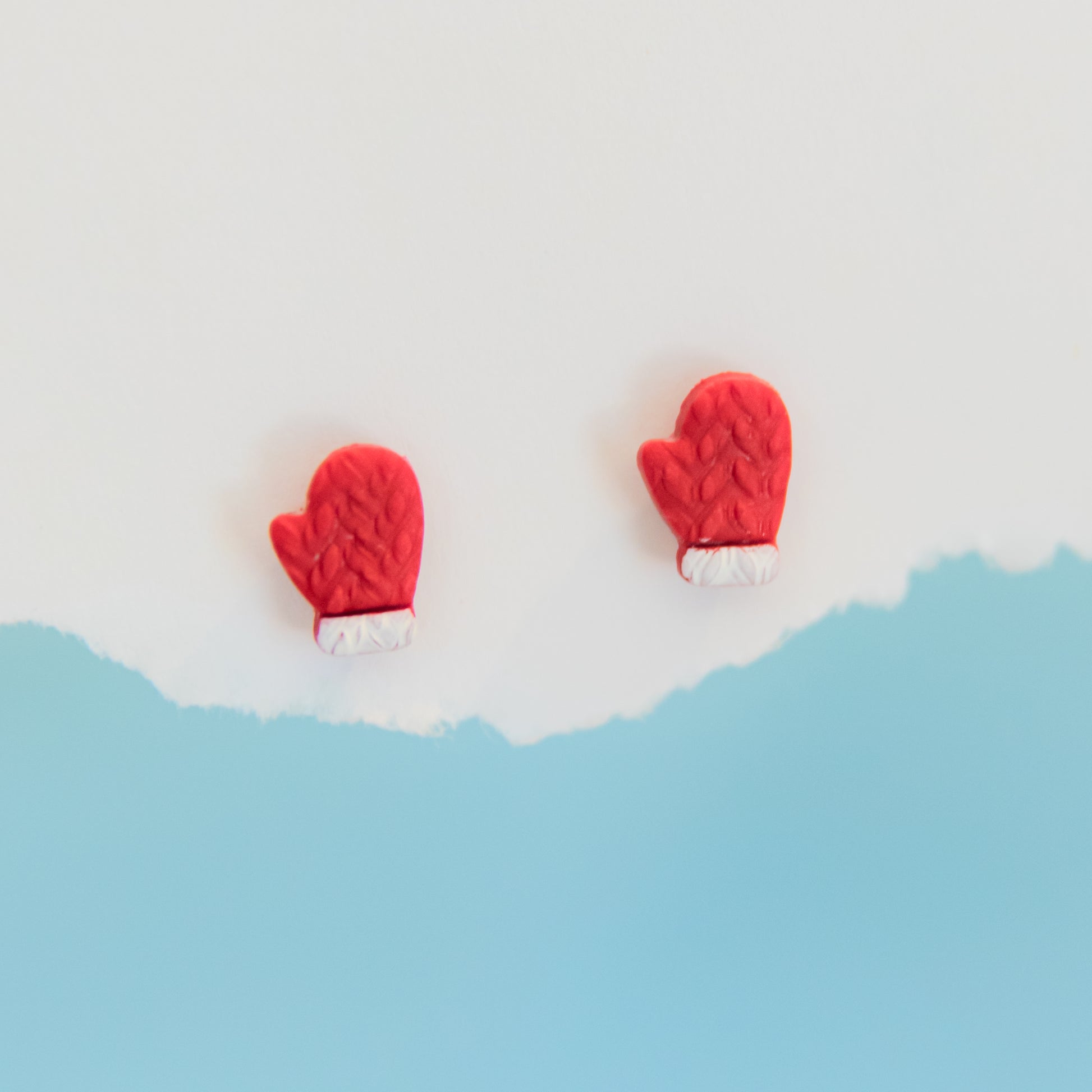 Winter Mittens Stud Earrings