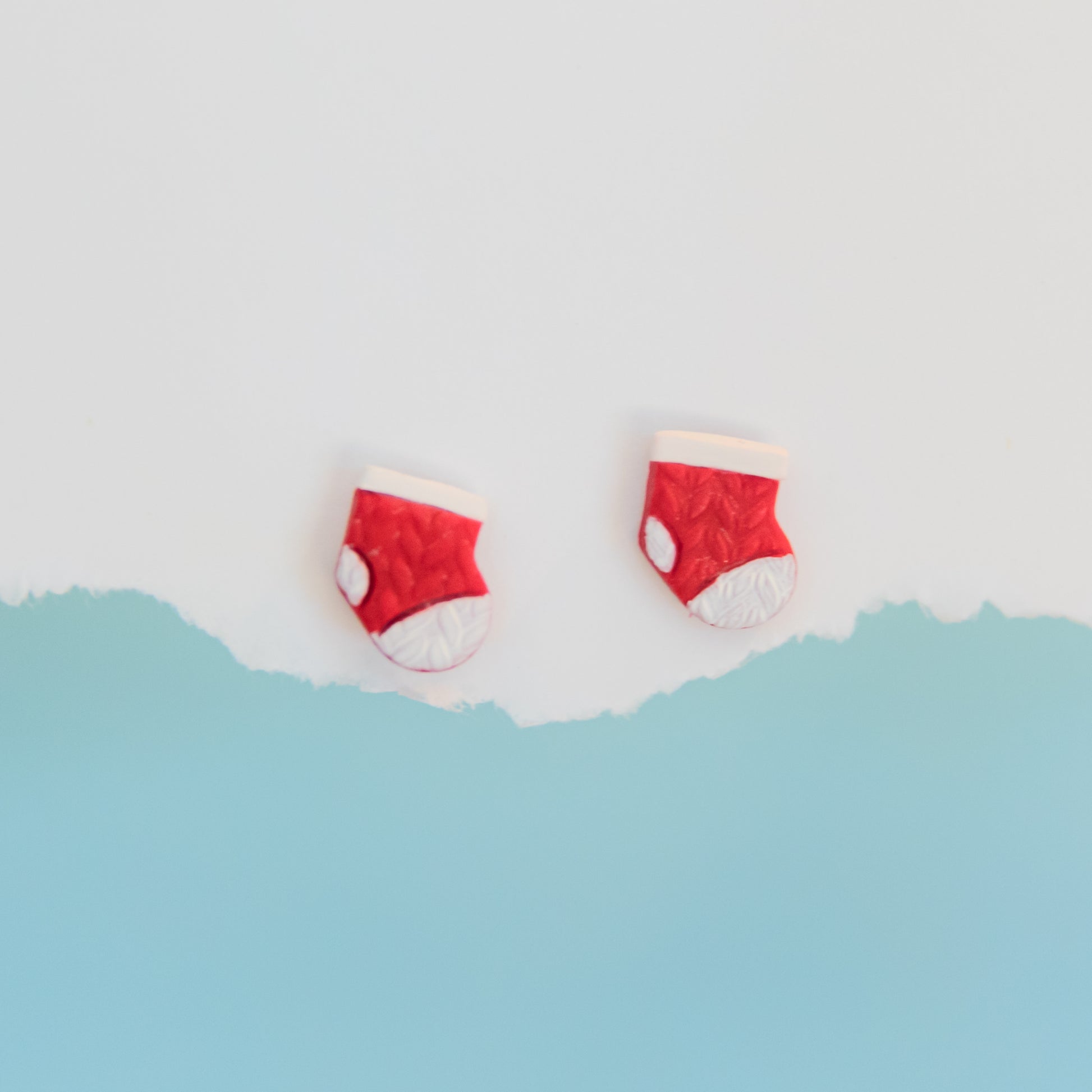 Christmas Stocking Stud Earrings