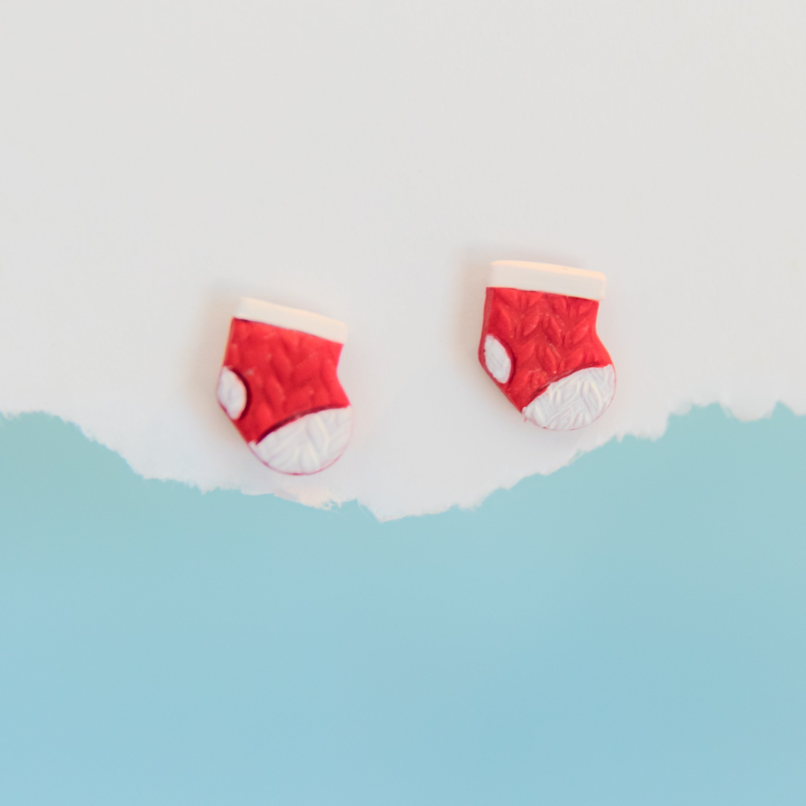 Christmas Stocking Stud Earrings