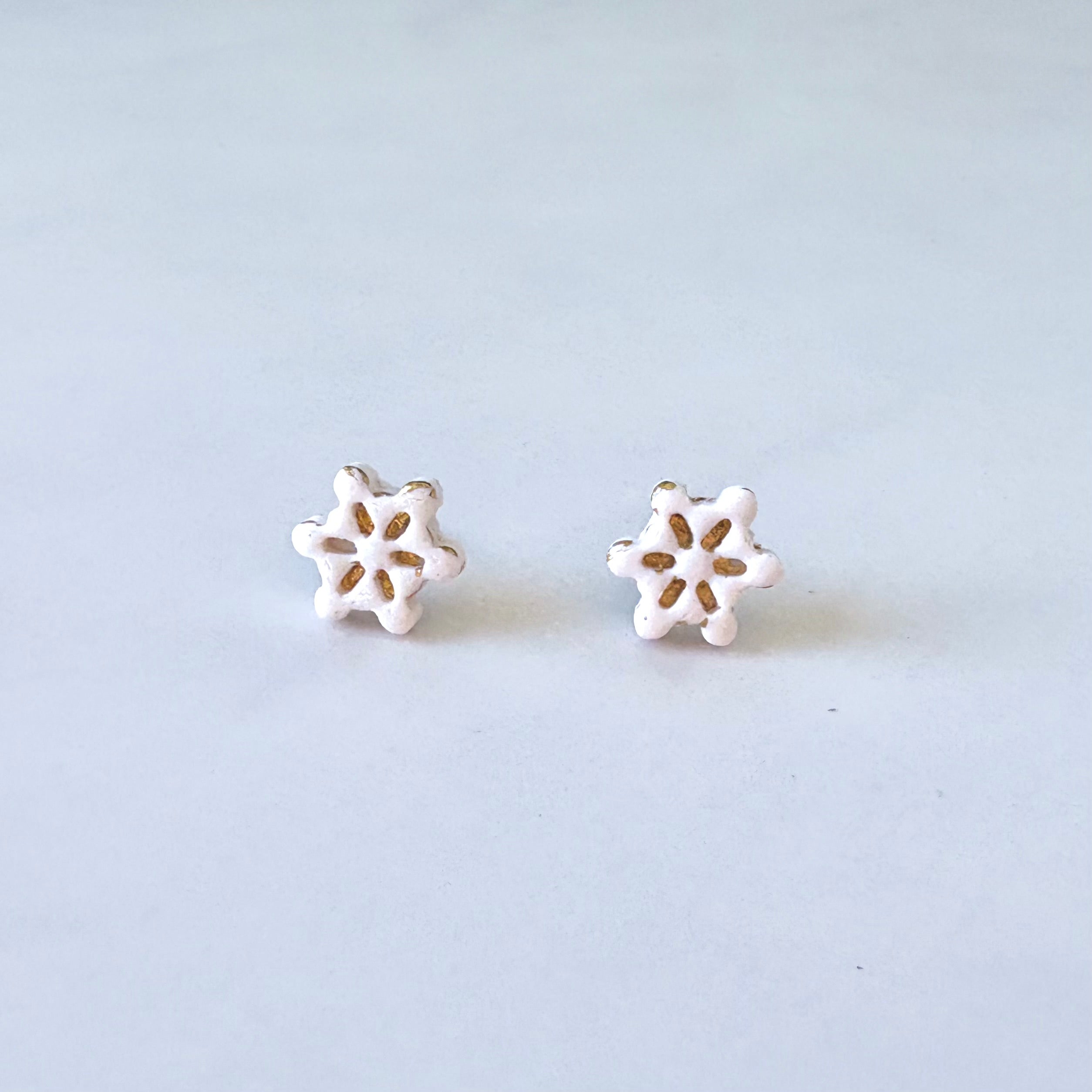 Snowflake Stud Earrings