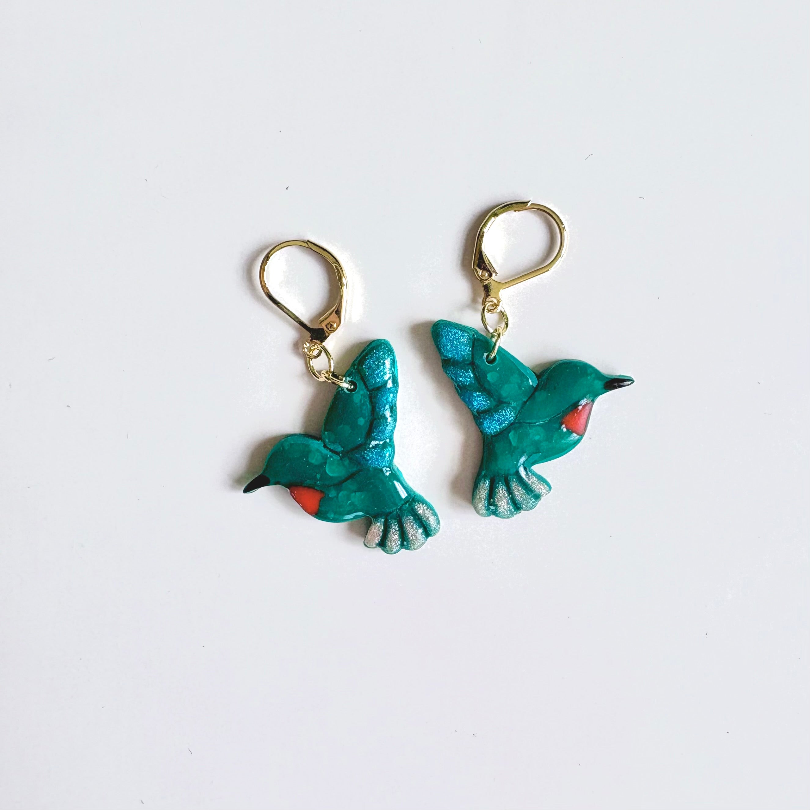Hummingbird Drop Earrings