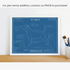 Downloadable beagle dog breed blueprint artwork