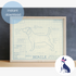 Downloadable beagle dog breed blueprint artwork