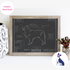 Downloadable Border collie dog breed blueprint artwork