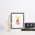 Framed artwork of Chihuahua silhouette