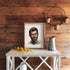 Original watercolor painting of actor Chris Hemsworth