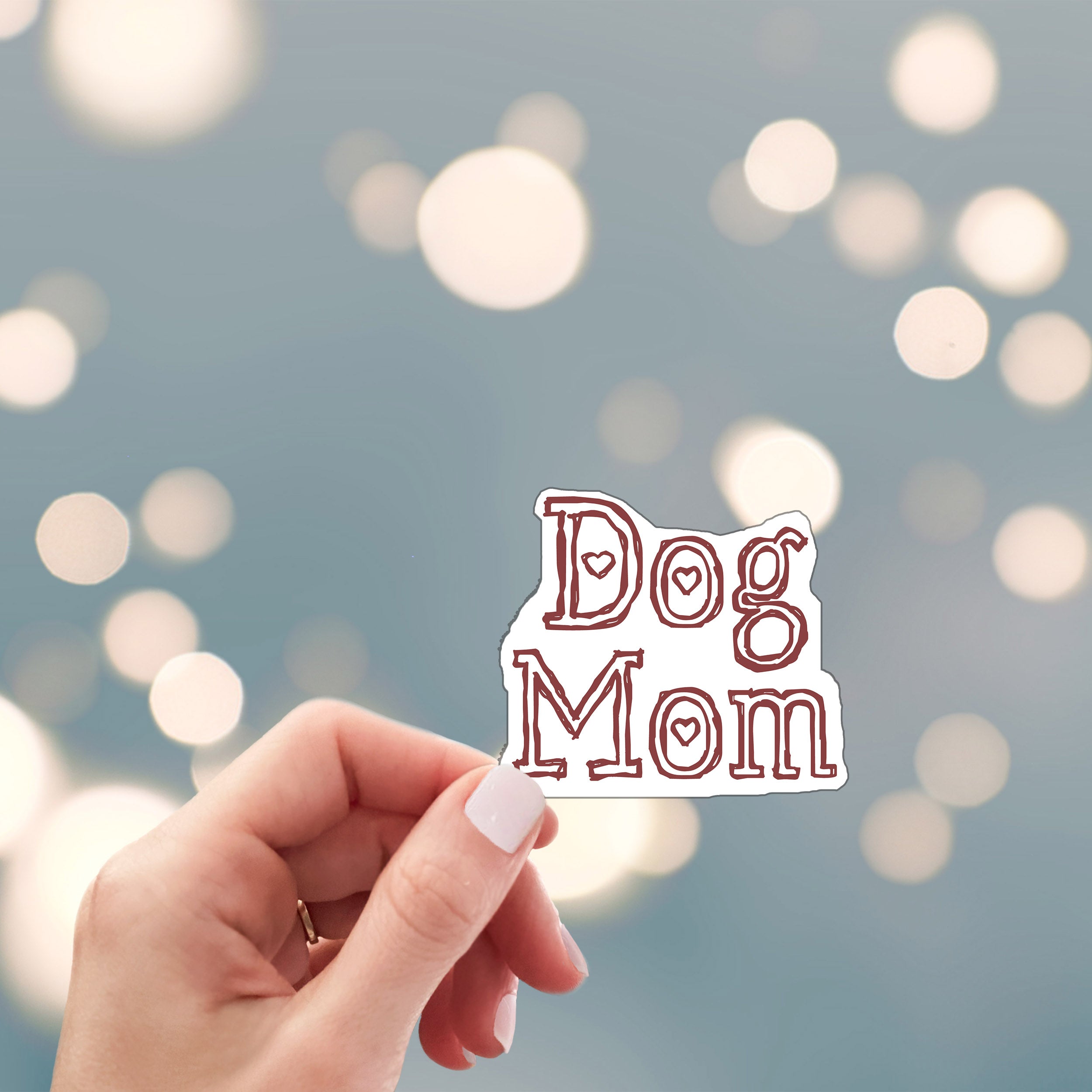 Dog mom sticker