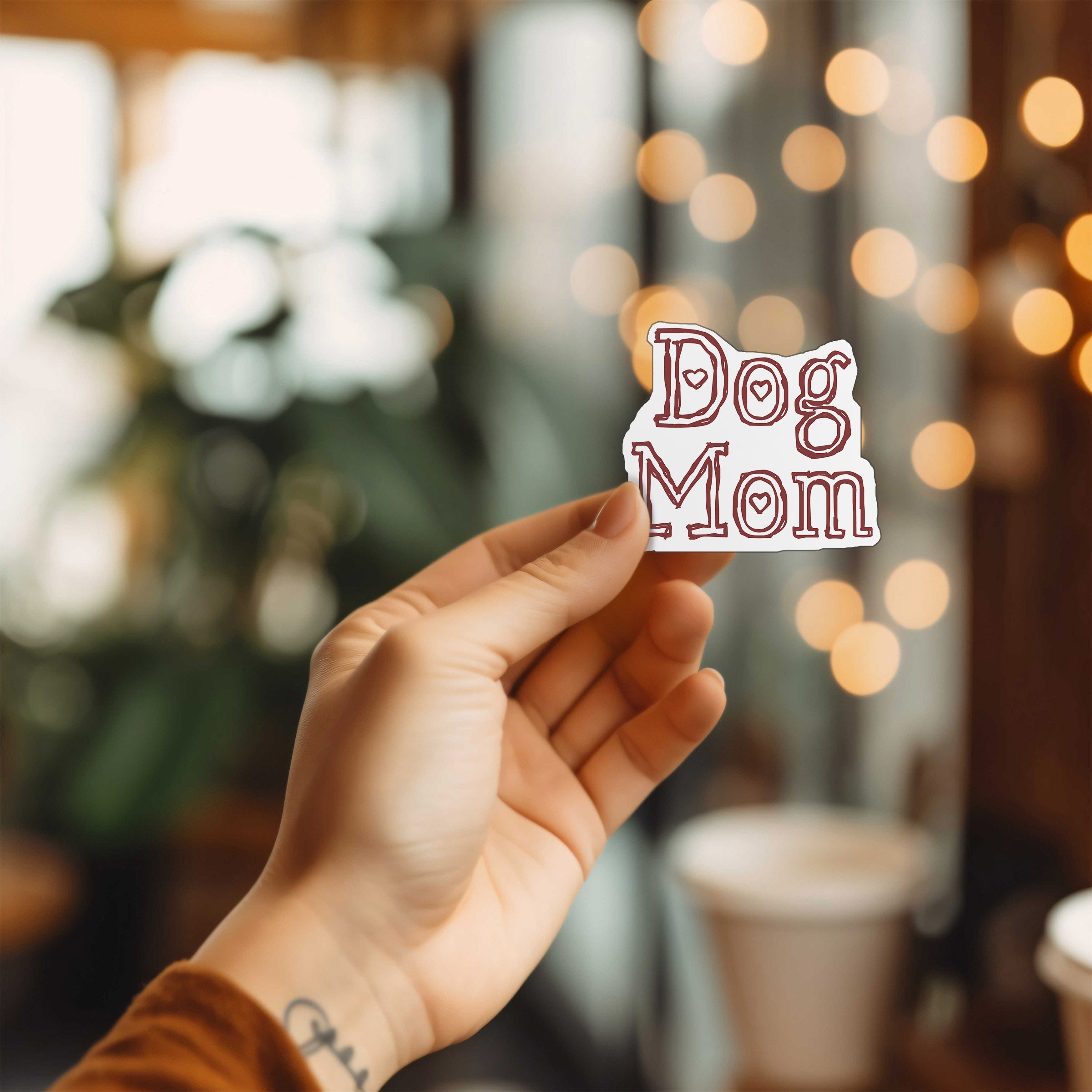 Dog mom sticker