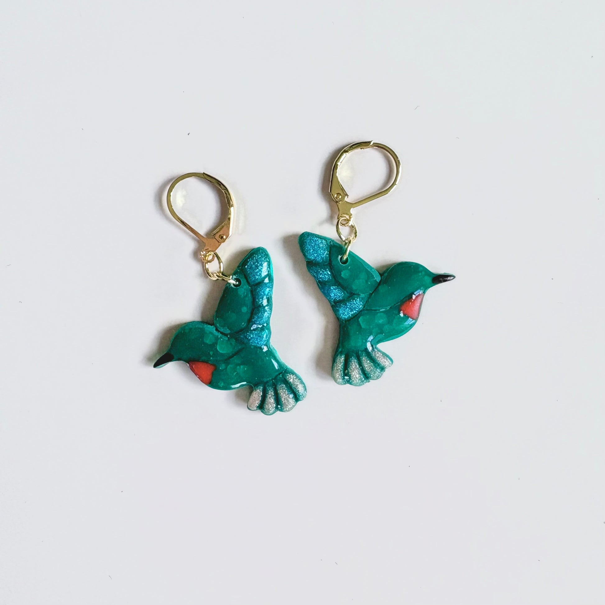 Hummingbird Drop Earrings