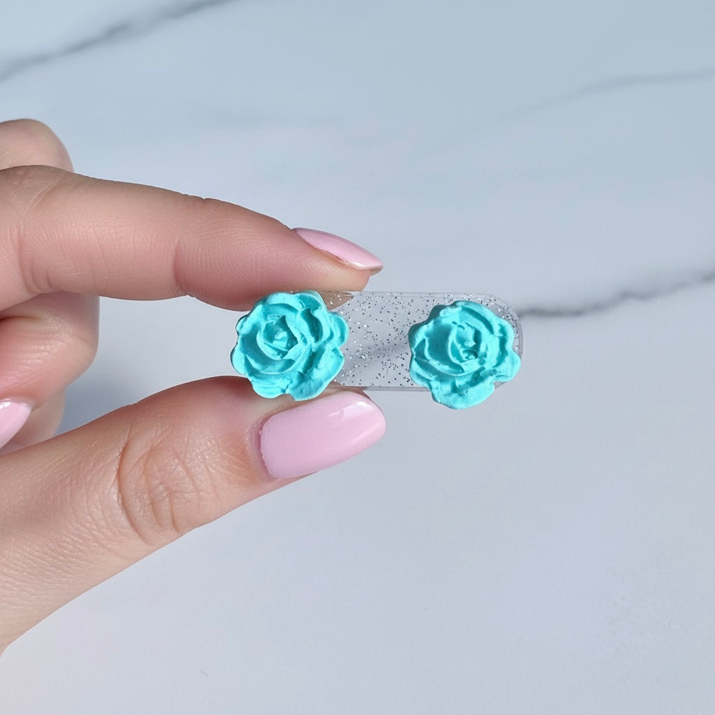 Rose Stud Earrings