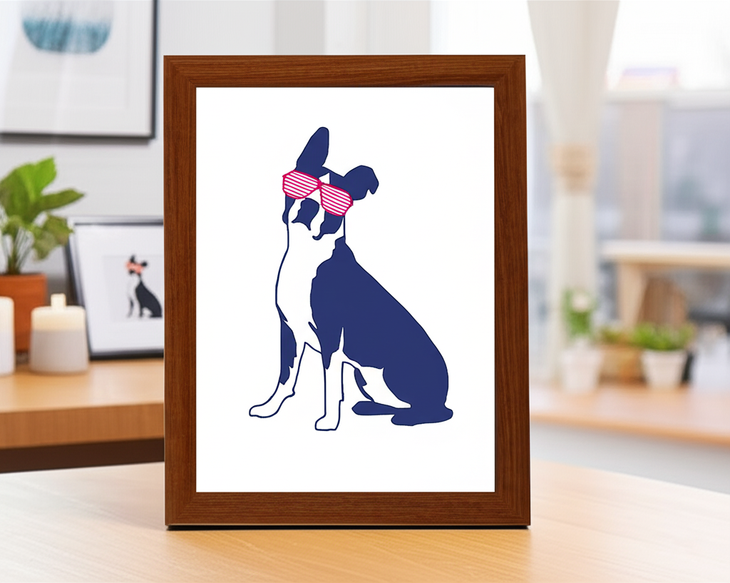 Framing and Mat Options for Pet Portraits