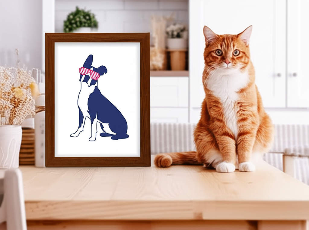 Framing and Mat Options for Pet Portraits