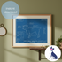 Downloadable Jack Russell Terrier dog breed blueprint artwork