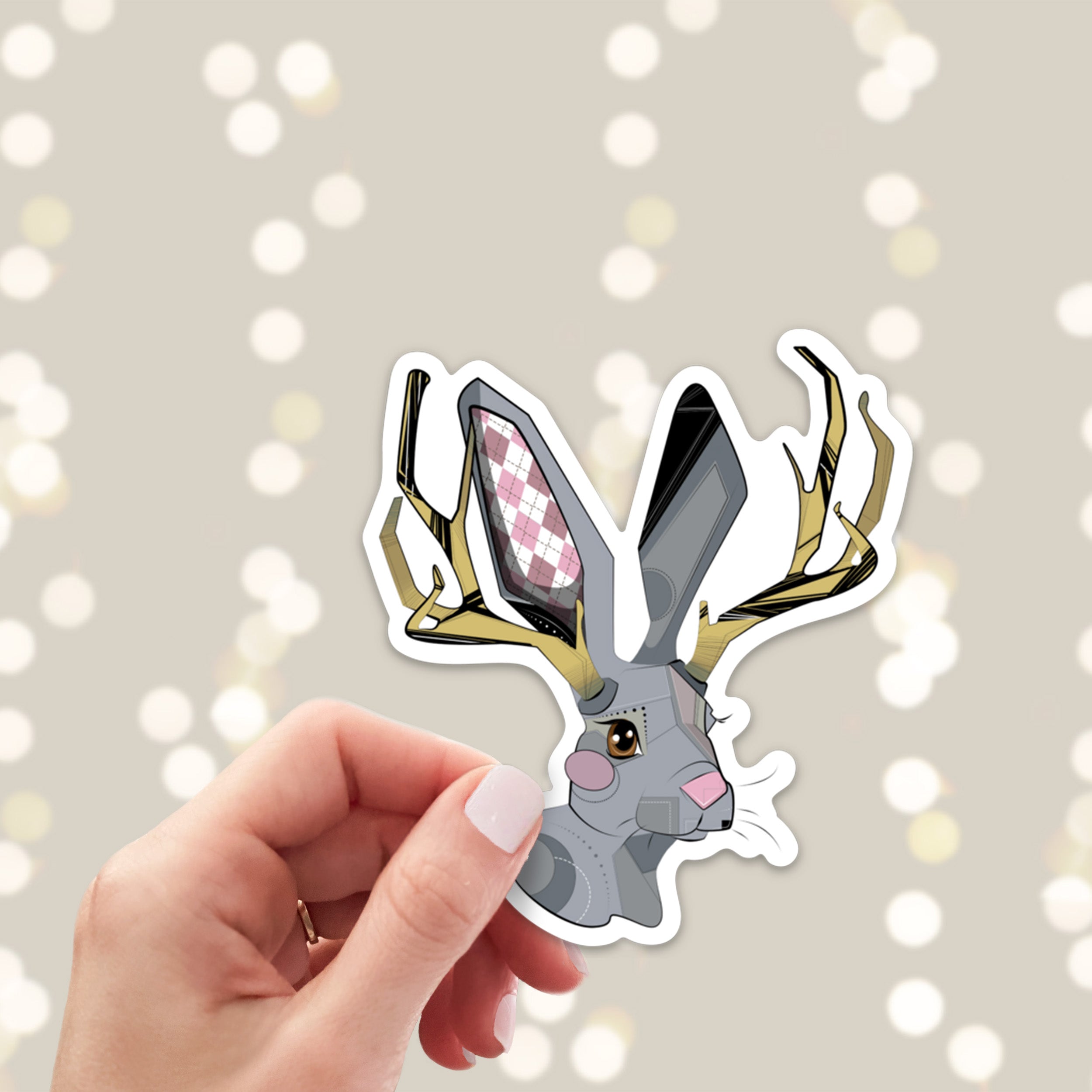 Jackalope sticker