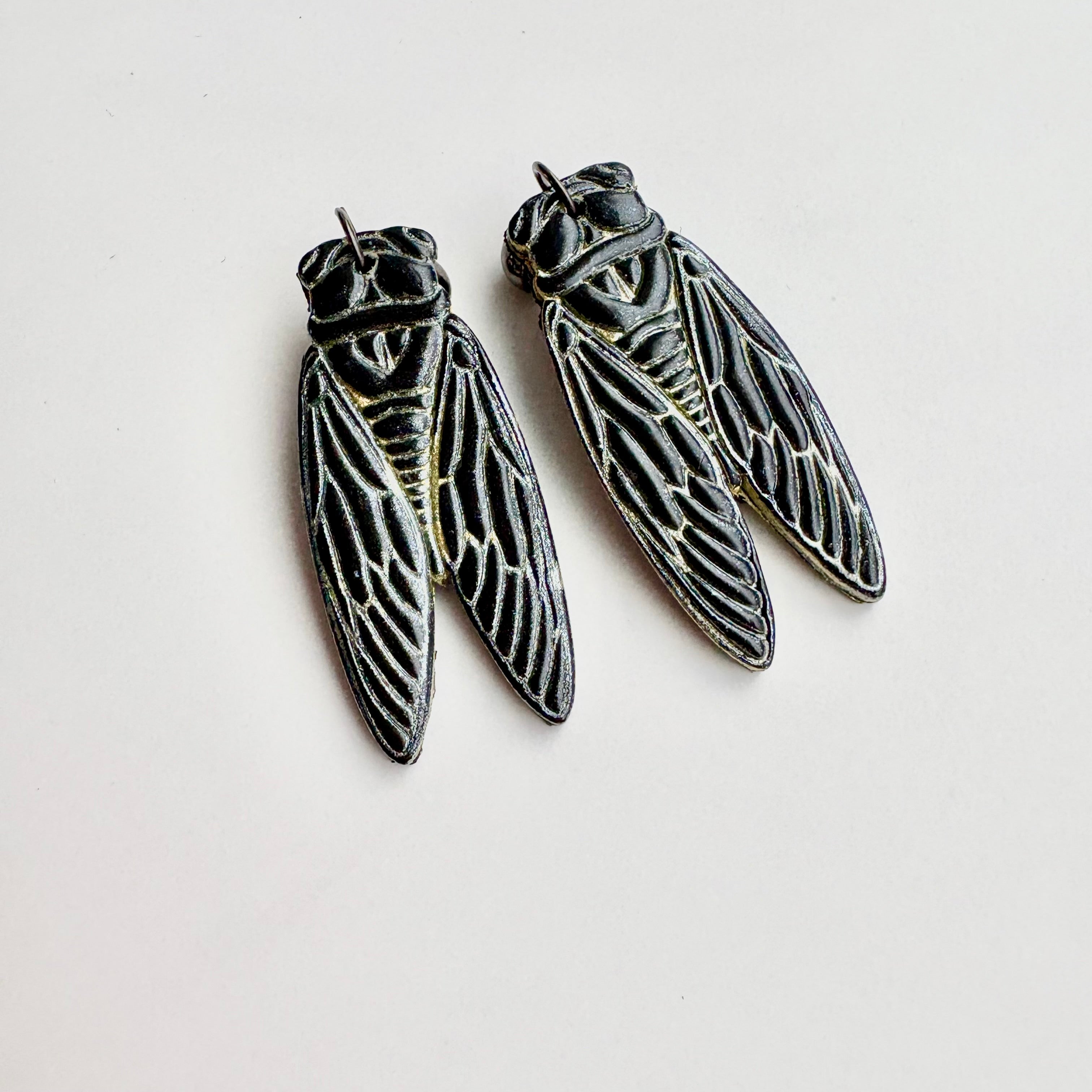 Cicada Drop Earrings