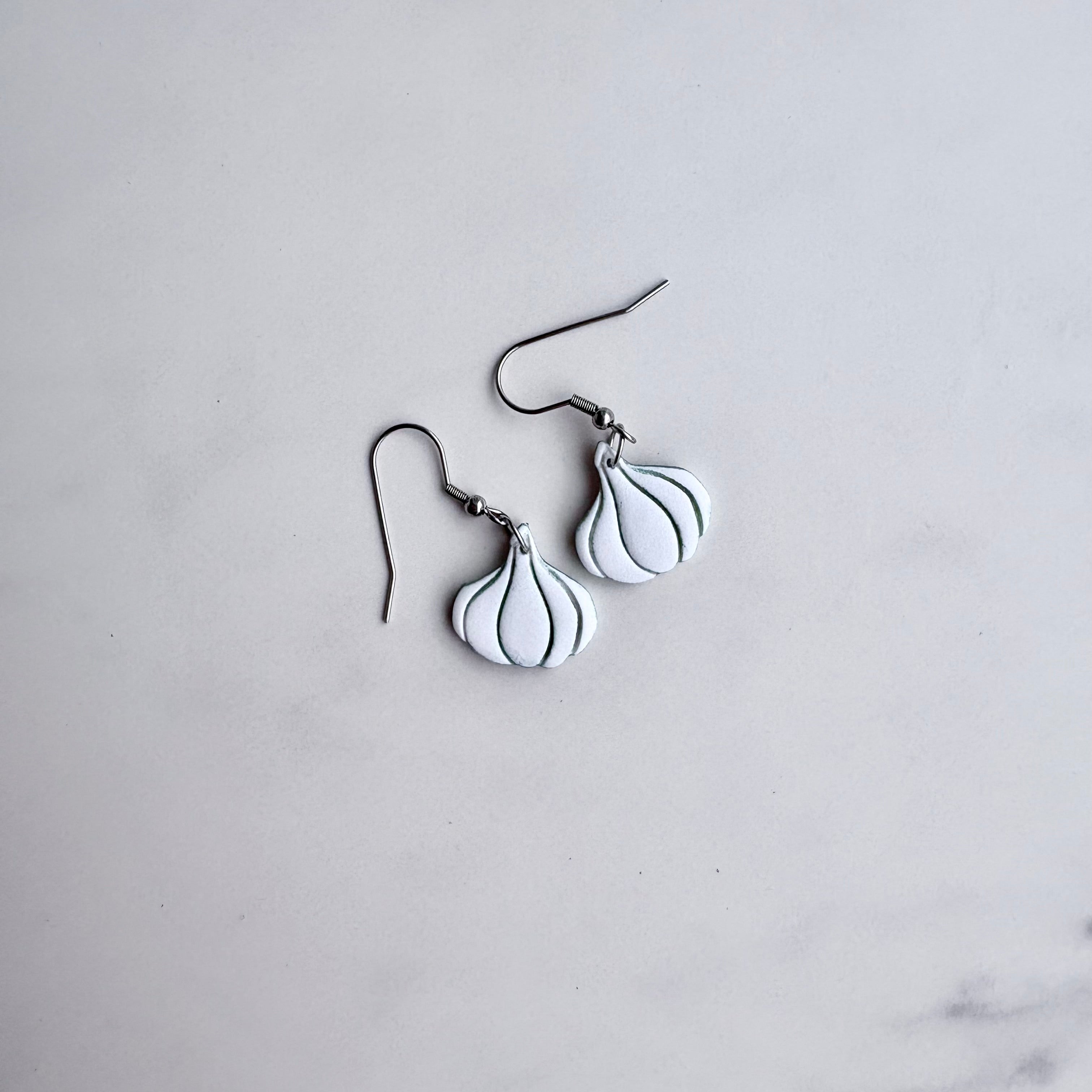 Garlic Drop Earrings