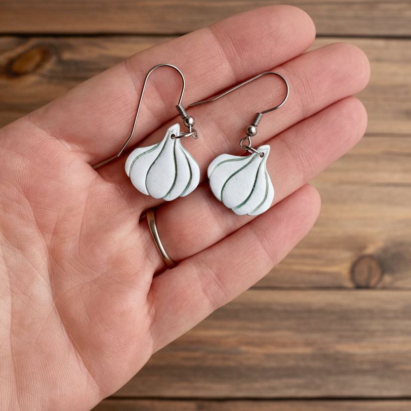 Garlic Drop Earrings