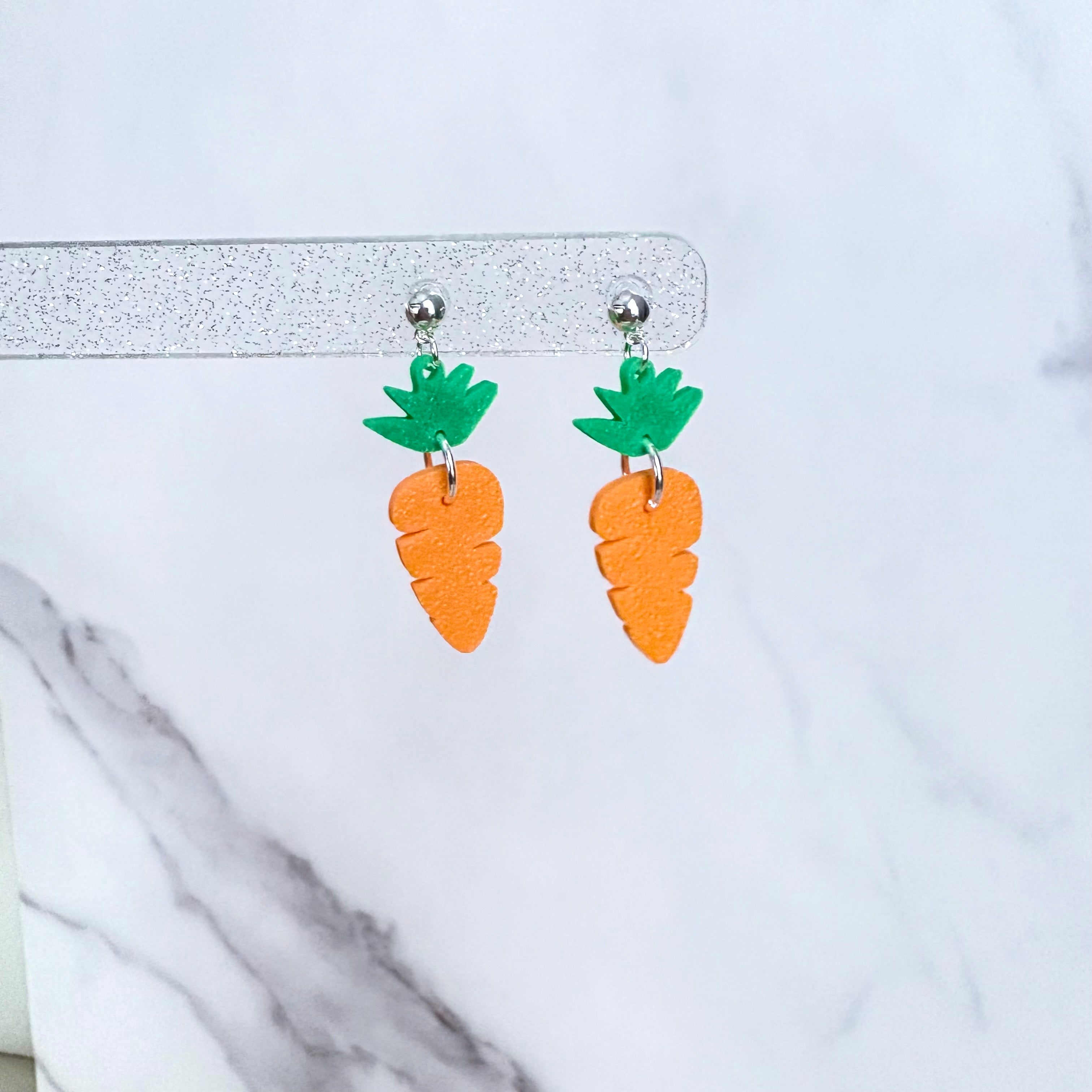 Carrot Drop Earrings