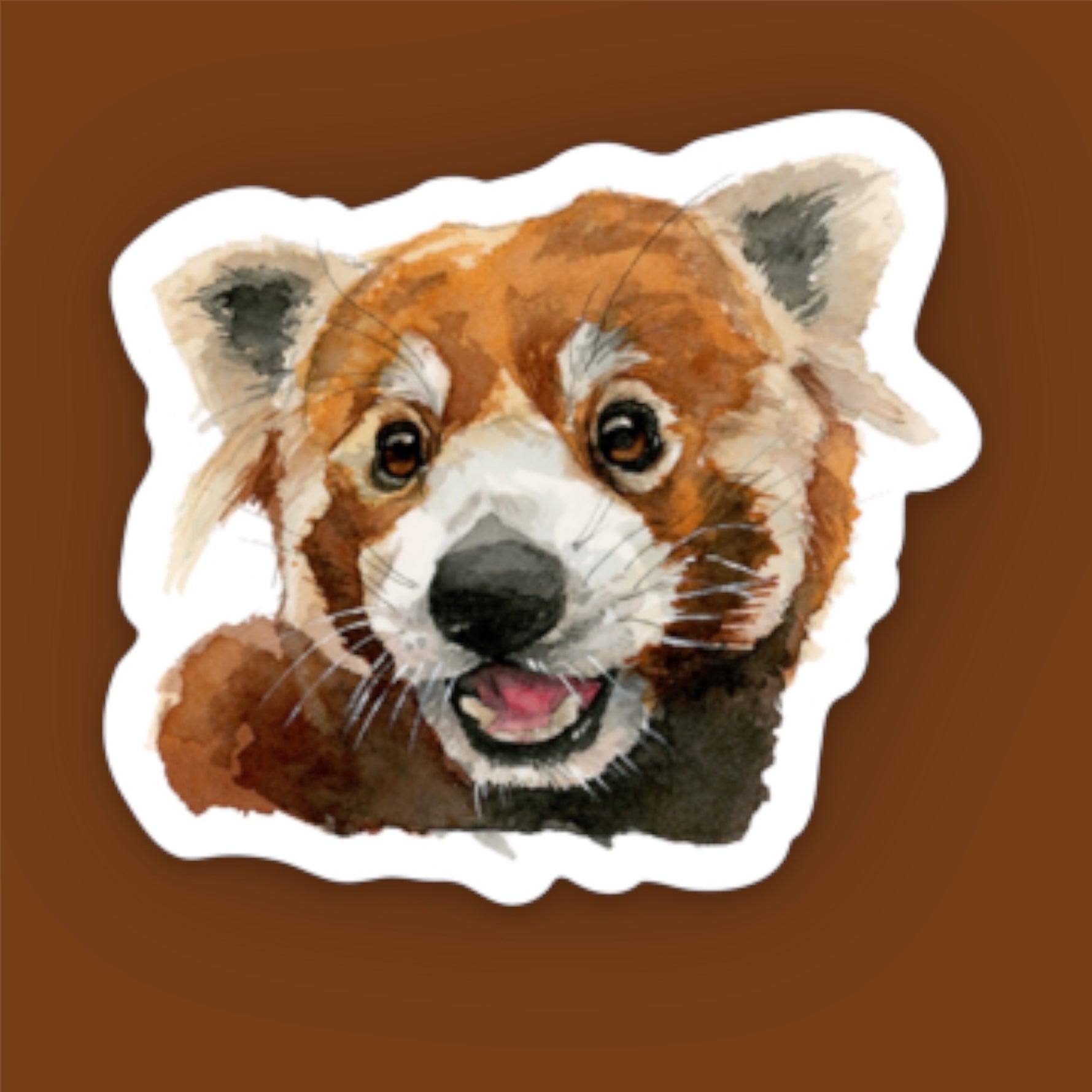 Red panda sticker