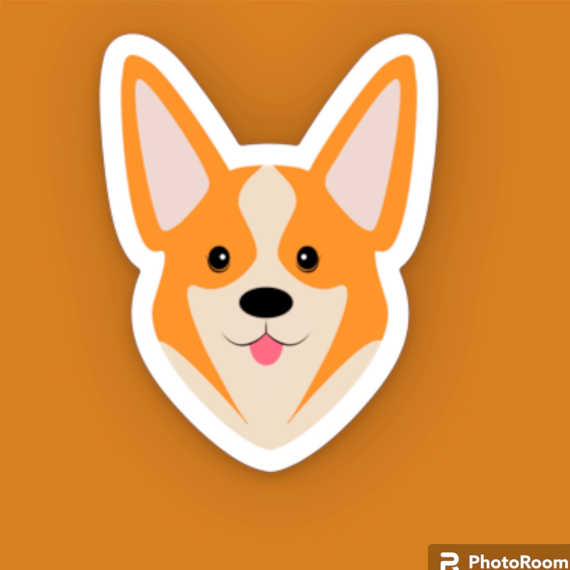 Corgi sticker