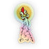 Holographic saint chicken sticker