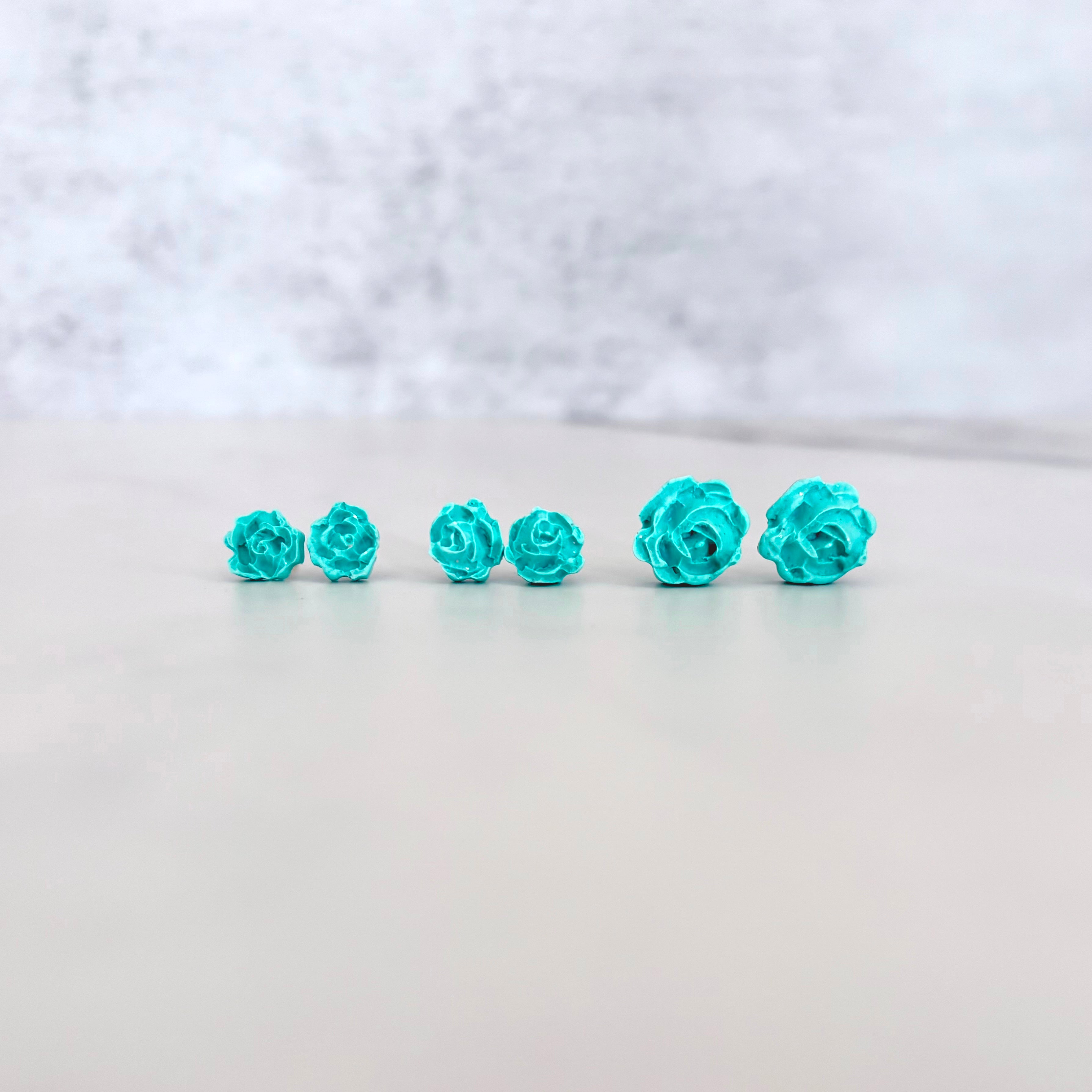 Rose Stud Earrings