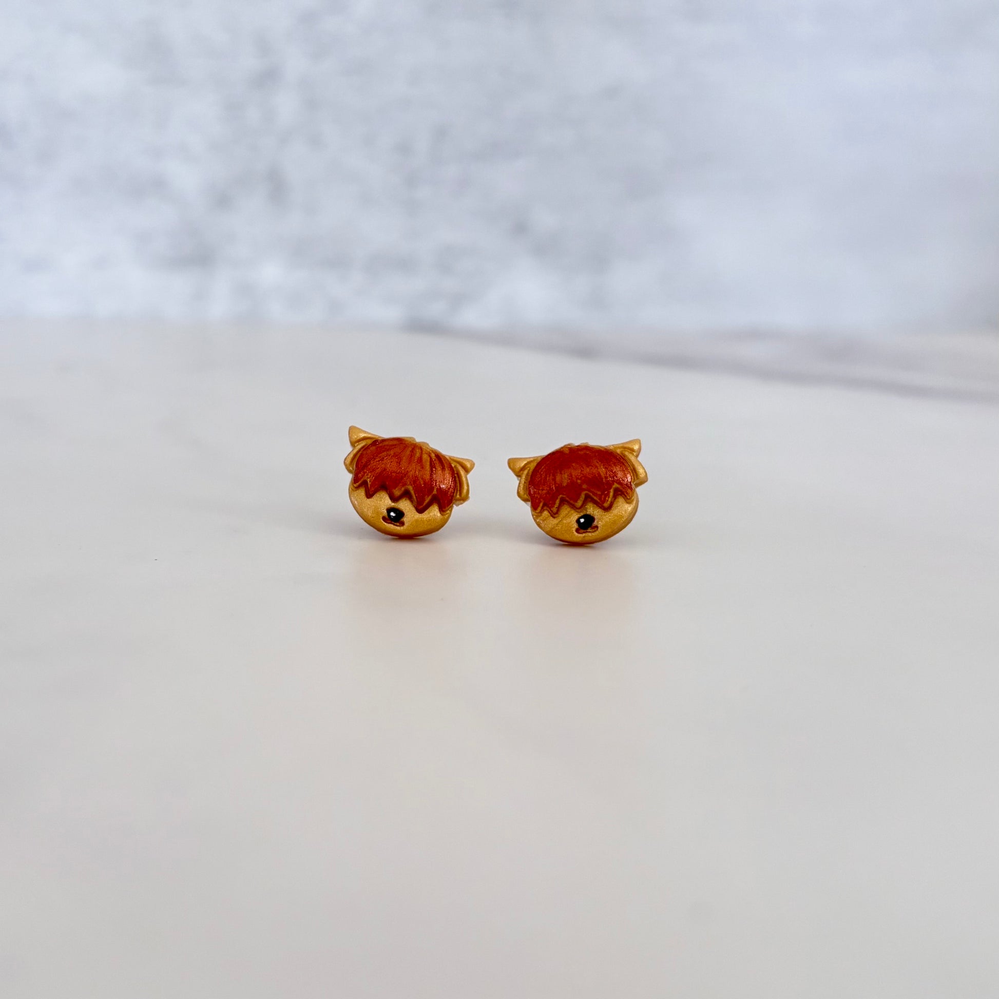 Highland Cow Stud Earrings