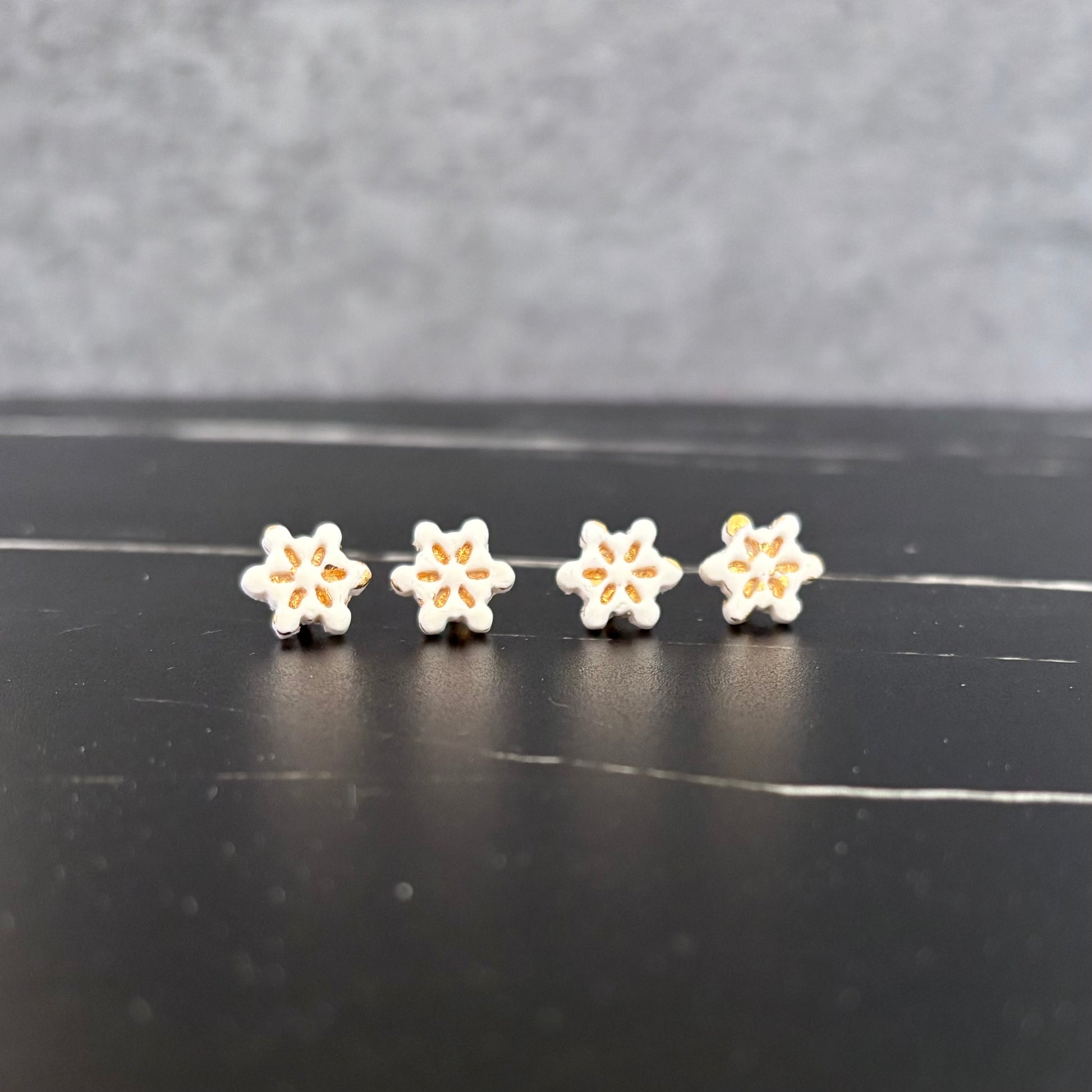 Snowflake Stud Earrings