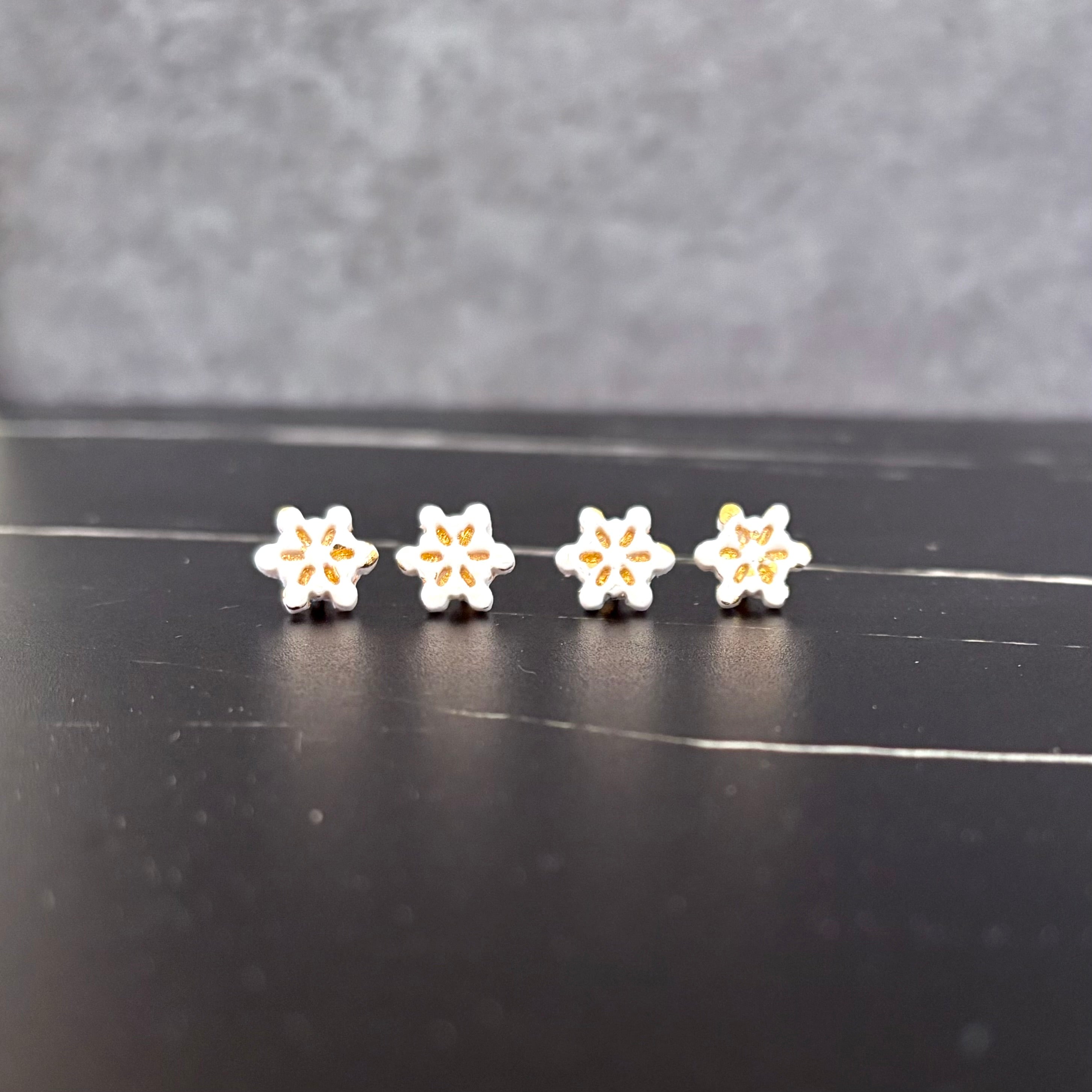 Snowflake Stud Earrings