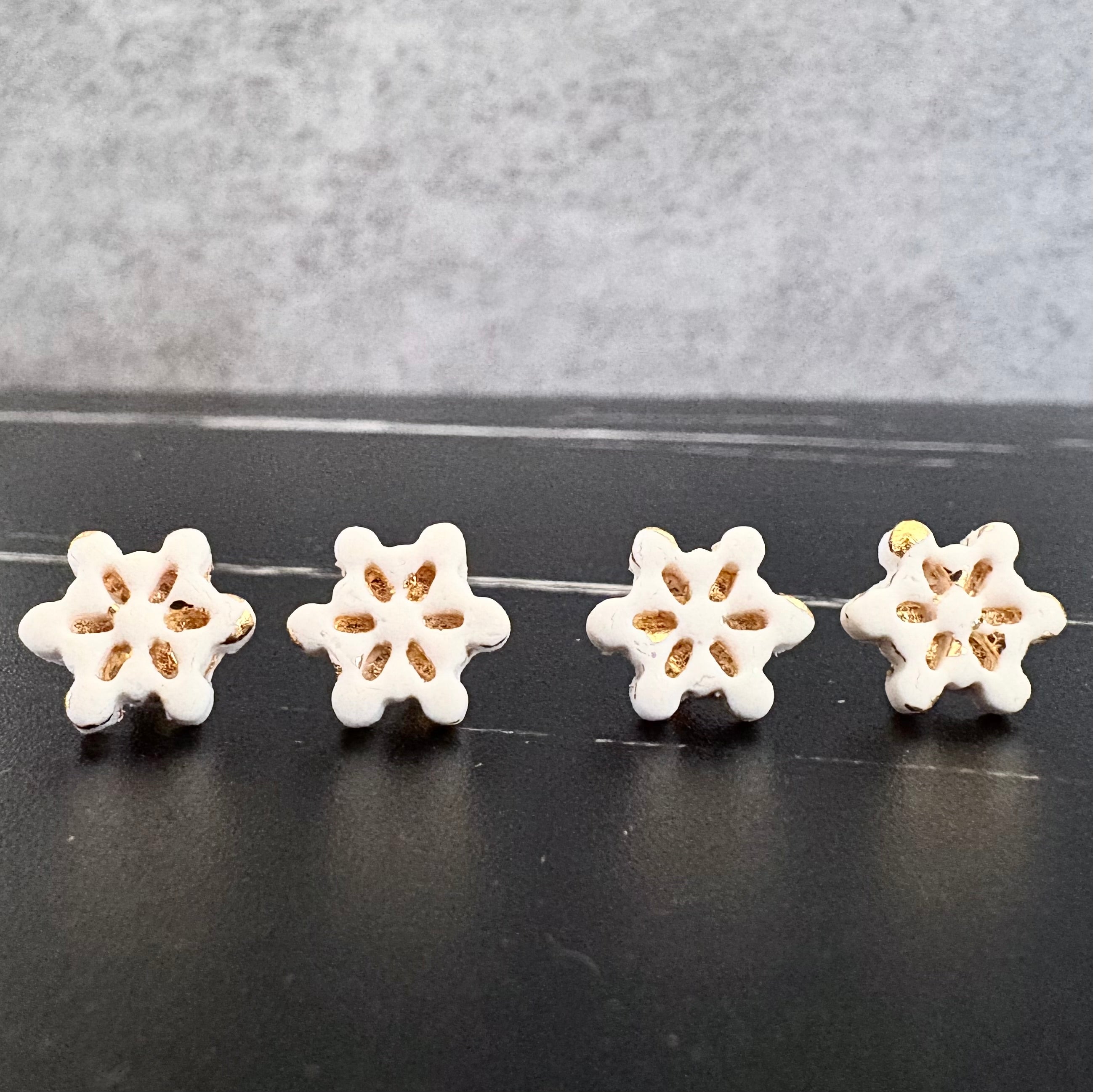 Snowflake Stud Earrings