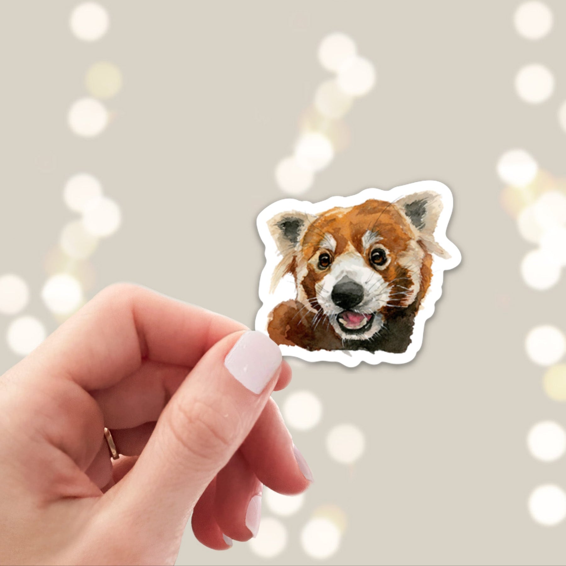 Red panda sticker