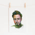 Original watercolor painting of actor Robert Downey, Jr.
