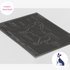 Downloadable Rottweiler dog breed blueprint artwork