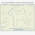 Downloadable miniature schnauzer dog breed blueprint artwork