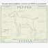 Downloadable Vizsla dog breed blueprint artwork